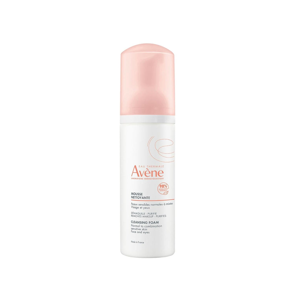Avene Cleansing Foam for Normal to Combination Sensitive Skin - Gentle, Dermatologically Tested Skincare - Glamourous Grace