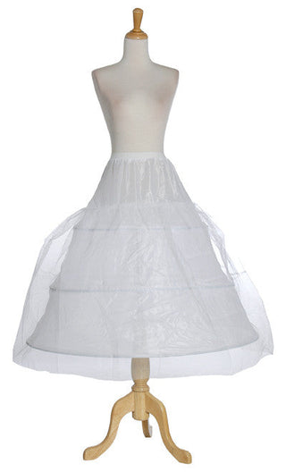 J008 Petticoat Underskirt Hoop White Petticoat Underskirt For Dress Gown