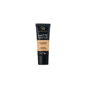 Golden Rose Vegan Matte Perfection Full Coverage Foundation - Long Lasting & SPF15 - Glamourous Grace