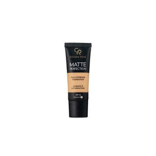 Golden Rose Vegan Matte Perfection Full Coverage Foundation - Long Lasting & SPF15 - Glamourous Grace