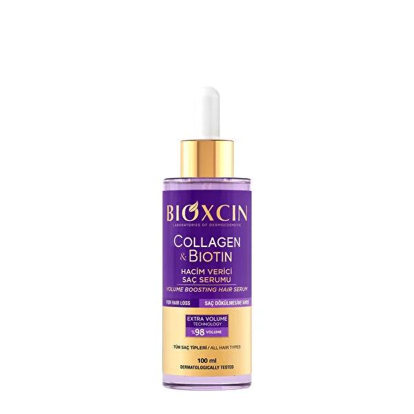 Bioxcin Collagen & Biotin Hair Serum: Volumizing, Thickening, and Anti-Hair Loss for Fine Hair - Strengthens & Promotes Growth - Glamourous Grace