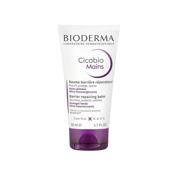 Bioderma Cicabio Hand Cream: Ultimate Barrier Repair for Dry, Damaged Hands | Moisturizing, Soothing, Non-Greasy Formula, Safe for Kids (3+) | 1.69 fl oz - Glamourous Grace