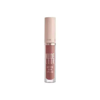 Golden Rose Nude Look Natural Shine Lip Gloss - Peachy Nude Shade for Natural Lip Color & Moisturizing - Glamourous Grace