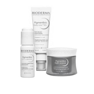 Bioderma Pigmentbio Skincare Set for Hyperpigmentation - Sensitive Skin Care Products with SPF 50+ Anti-Aging Routine - Glamourous Grace