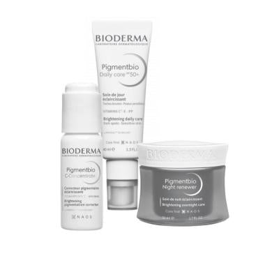Bioderma Pigmentbio Skincare Set for Hyperpigmentation - Sensitive Skin Care Products with SPF 50+ Anti-Aging Routine - Glamourous Grace