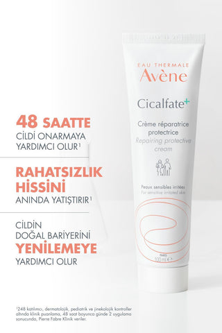 Avene Cicalfate+ Soothing and Repairing Skin Care Cream for Sensitive Skin - 3.38 fl oz - Glamourous Grace