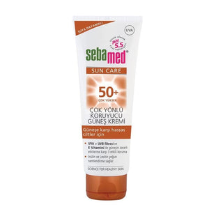 Sebamed SPF 50+ Sunscreen Cream for Sensitive Skin - UVA Protection, Alcohol-Free, 2.54 fl oz - Glamourous Grace