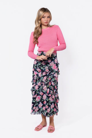 Zella Skirt (Black Ground)