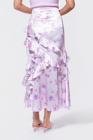 Zella Skirt (Pink Flower)