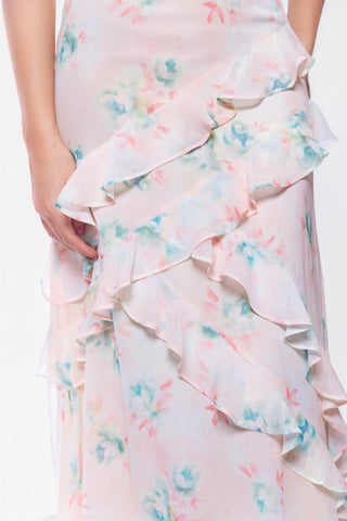 Zella Skirt (Pink/Green)