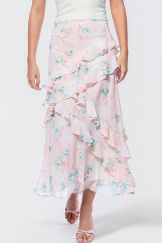 Zella Skirt (Pink/Green)