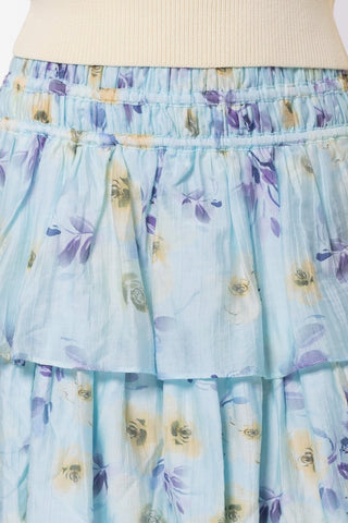 Zena Skirt 20" (Mint/Purple)