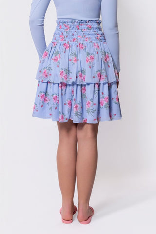 Zena Skirt 23" (Blue Ground)