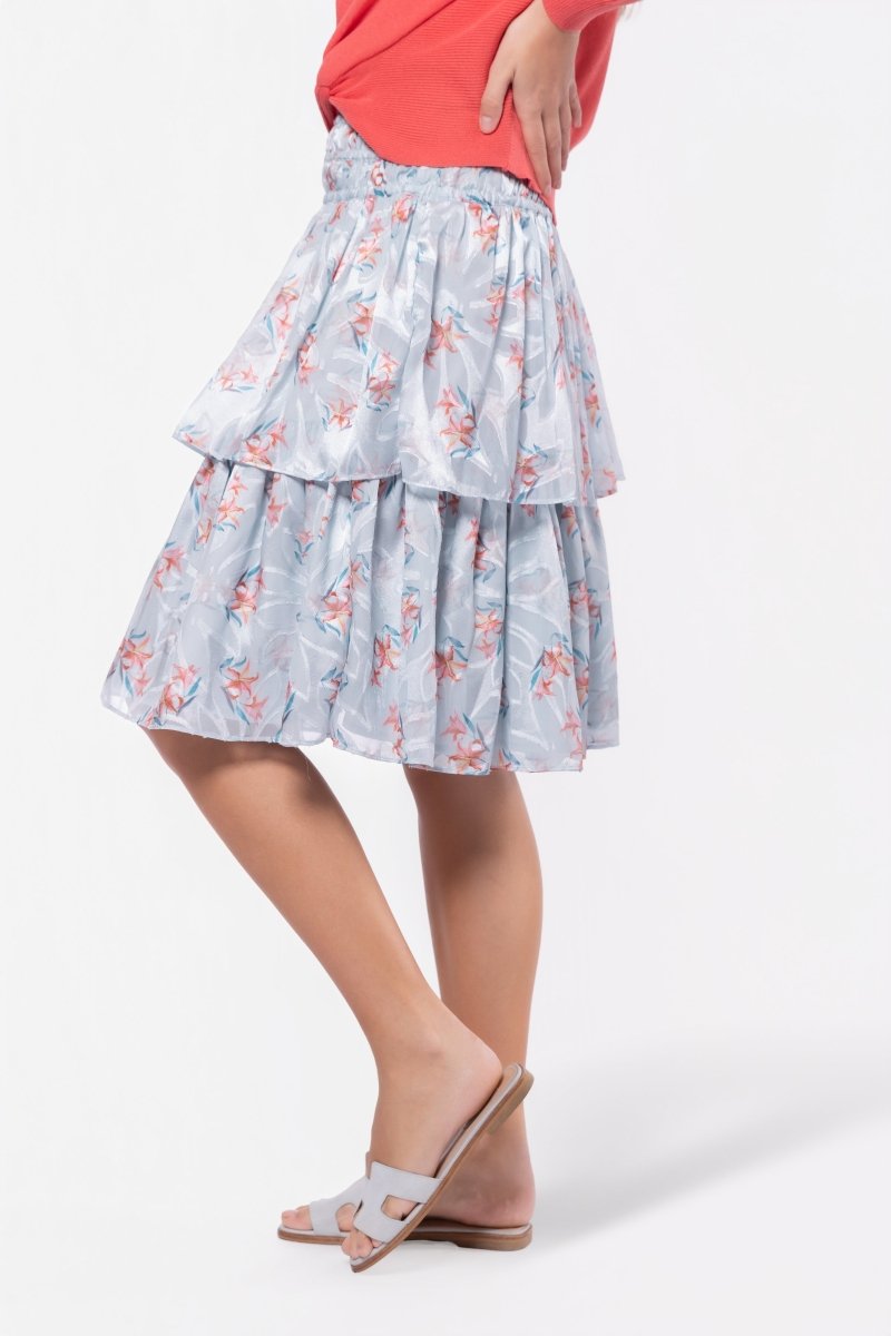 Zena Skirt 26" (Mint Blue) - Glamourous Grace