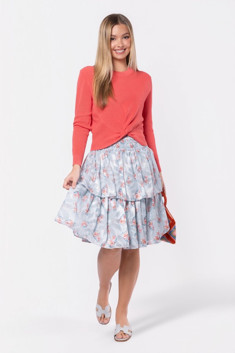 Zena Skirt 26" (Mint Blue) - Glamourous Grace