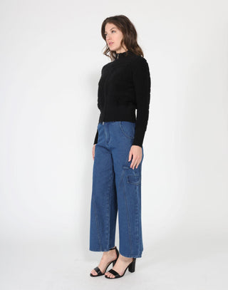 Zip up long sleeve textured jacket