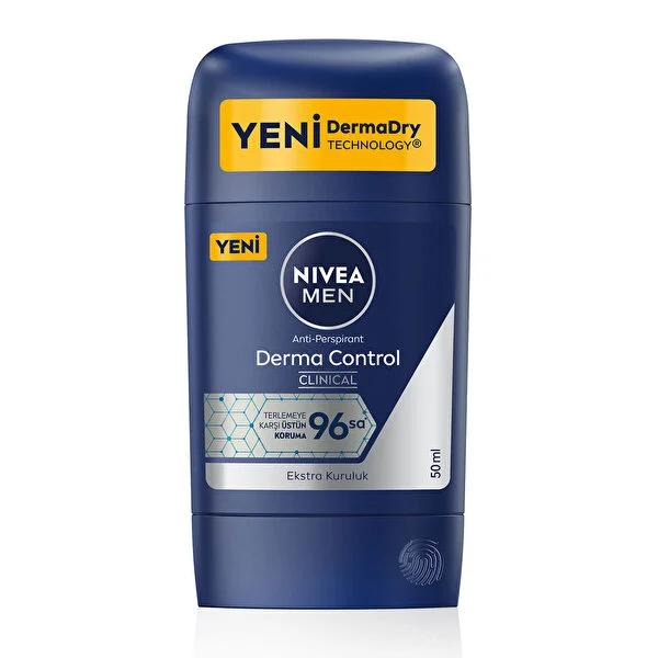 Nivea Men Anti-Perspirant Deodorant Stick Dermo Control Clinical - Long Lasting Protection for Men - 96 Hour Sweat and Odor Control - Glamourous Grace