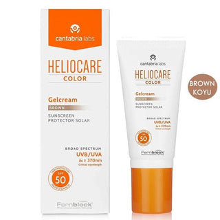 Heliocare Color Gelcream Brown SPF 50 (High Protection) - Glamourous Grace